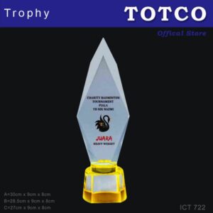 Exclusive Crystal Trophy ICT 722