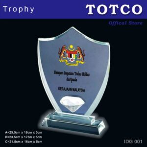 Exclusive Diamond Plaque Award IDG 001