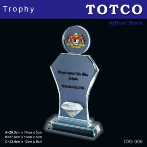 Exclusive Diamond Plaque Award IDG 005