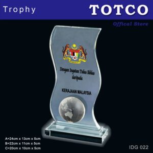 Exclusive Globe Plaque Award IDG 022