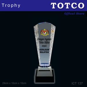 Exclusive LED Crystal Trophy ICT 137