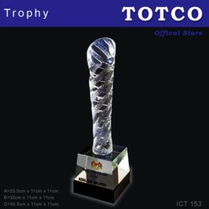 Exclusive LED Crystal Trophy ICT 153