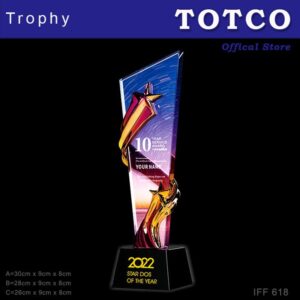 Fusion Crystal Golden Trophy IFF 618