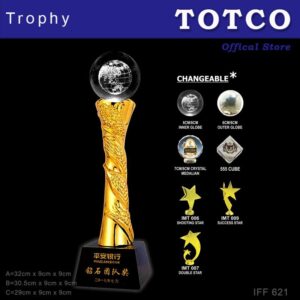 Fusion Crystal Golden Trophy IFF 621