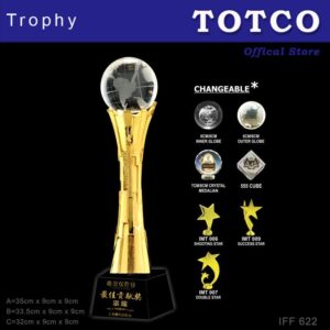 Fusion Crystal Golden Trophy IFF 622