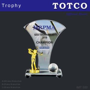 Metal Crystal Fusion Award Super Golf Series IMT 500