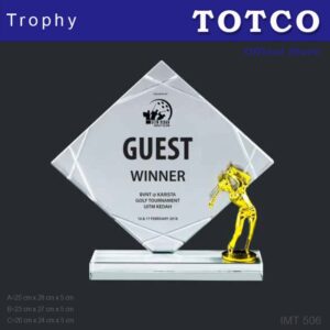 Metal Crystal Fusion Award Super Golf Series IMT 506