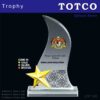 Metal Star Crystal Award ICP 185