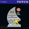 Metal Star Crystal Award ICP 198