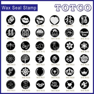 Ready Made Wax Seal Set (A ~ Z / 1 ~ 0)