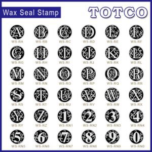 Ready Made Wax Seal Set (A ~ Z / 1 ~ 0)