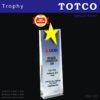 Shining Metal Star Crystal Award IGM 122