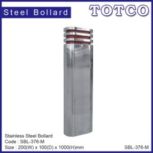 Stainless Steel Bollard ***Mirror Finish SBL-376-M