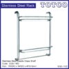 Stainless Steel Double Glass Shelf SGS-1102