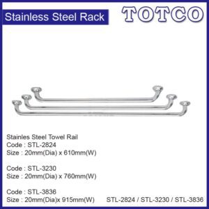 Stainless Steel Towel Rail STL-2824/STL-3230/STL-3836