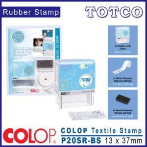 Textile Stamp Set (13 x 37mm) P20SR-BS