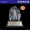 Crystal Golf Plaque ICM 009