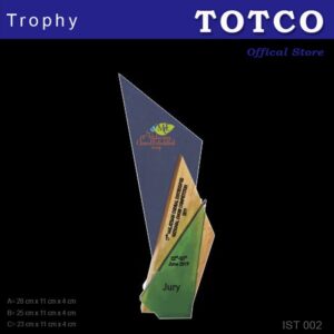 Exclusive Acrylic Wood Trophy IST 002