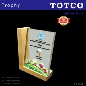 Exclusive Acrylic Wood Trophy IST 008