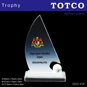 Exclusive Crystal Plaque OCC 015