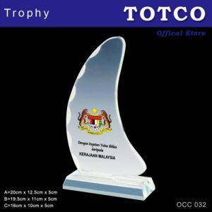 Exclusive Crystal Plaque OCC 032