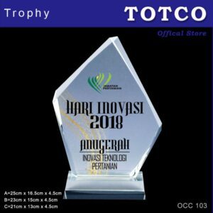 Exclusive Crystal Plaque OCC 103