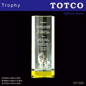 Exclusive Crystal Trophy ICT 034