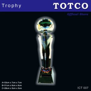 Exclusive Crystal Trophy with Diamond ICT 007