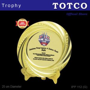 Exclusive Gold Tray Plaque IPP 112 (G)