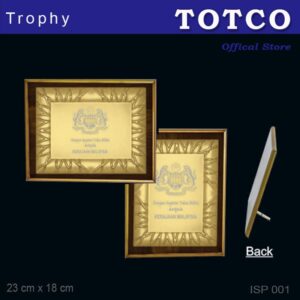 Gold & Silver Plated Award Plaque ISP 001