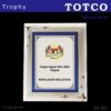 High Gloss Silver Frame for 3D & Brass Plaque ICF 001