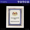 High Gloss Silver Frame for 3D & Brass Plaque ICF 006