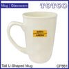 Ceramic Tall U Shaped Mug 340ml Cp861