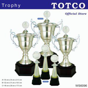 Exclusive White Silver Trophy WS6096