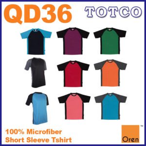 Oren Sport 100 Microfibre Round Neck Jersey T Shirt Qd36 6