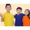 Oren Sport Comfy Cotton Plain Youth Kids Student Soft Touch Round Neck Short Sleeve T Shirt Ct52 3