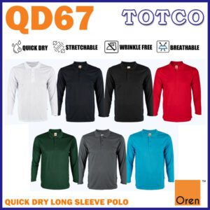Oren Sport Microfiber Polo Long Sleeve T Shirt Qd67 7