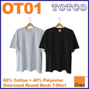 Oren Sport Oversized T Shirt Unisex Adult 210gsm Soft Plain Crew Neck T Shirt Ot01 8