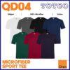 Oren Sport Quick Dry Cool Fit Microfiber Unisex Plain Round Neck Breathable Sport Jersey T Shirt Qd04 10