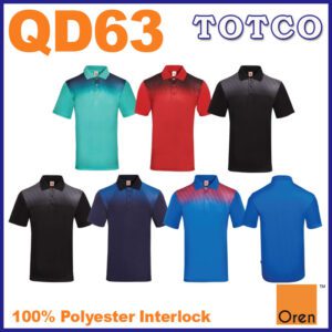 Oren Sport Sublimation Baju Polo Microfiber Quick Dry Cool Fit Collar Jersey Tshirt Qd63 8