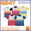 Oren Sport Sublimation Polyester Interlock Polo Collar Jersey T Shirt Qd47 7