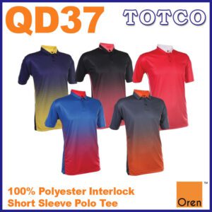 Oren Sport Sublimation Polyester Interlock Polo Collar Round Neck Jersey T Shirt Qd37 8