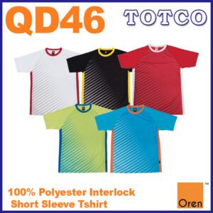 Oren Sport Sublimation Polyester Interlock Round Neck Jersey T Shirt Qd46 7