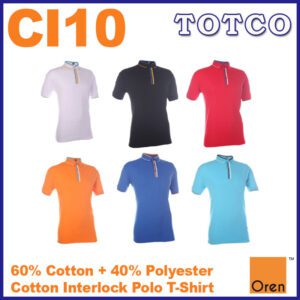 Oren Sport Unisex Cotton Interlock Polo Tee Ci10 7