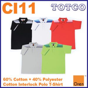 Oren Sport Unisex Cotton Interlock Polo Tee Ci11 8