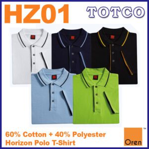 Oren Sport Unisex Horizon Cotton Polyester Collar Tshirt Hz01 4