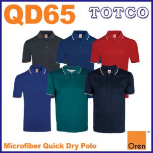 Oren Sport Unisex Plain Polo Microfiber Jersey T Shirt Berkolar Kosong Qd65 8