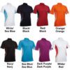 Oren Sport Unisex Plain Quick Dry Polo Collar T Shirt Jersey Microfiber Qd31 3