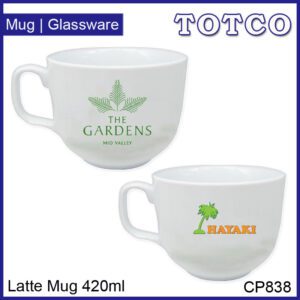 Porcelain Latte Mug 420ml Cp838