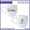 Porcelain Special Shape Mug 450ml Cp866